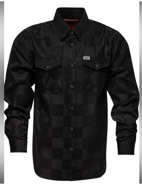 DIXXON Black Long Sleeved Checkmate